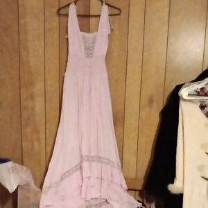 VENUS Soft Pink Maxi Dress